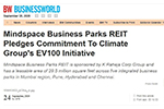 Mindspace Business Parks REIT pledges commitment to climate group’s EV100 initiative